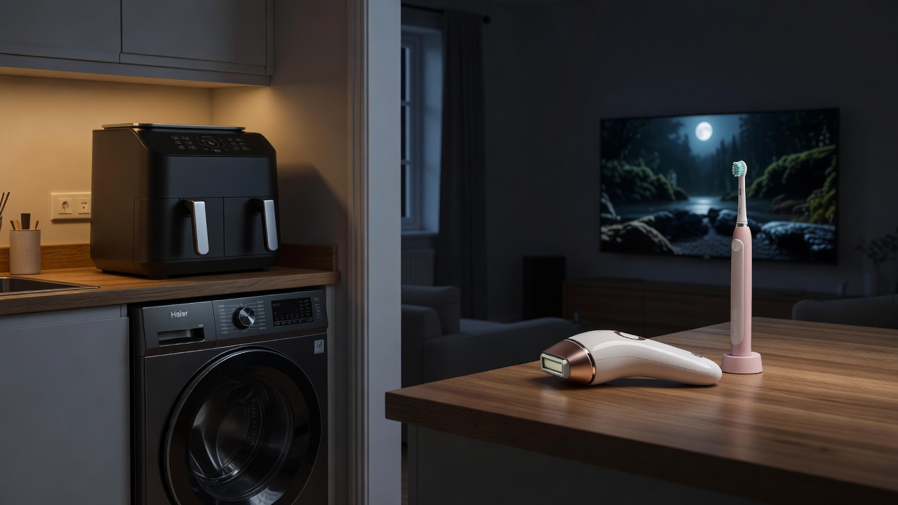 Overnight 1–2 September — Haier washer £449, Hisense 55-inch £899